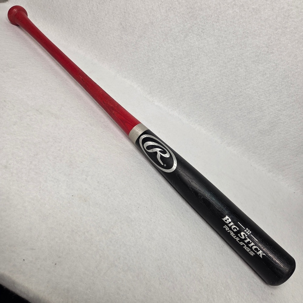 Rawlings Big Stick 232 Baseball Bat Adult 33" Red Black Wood Training Equipment